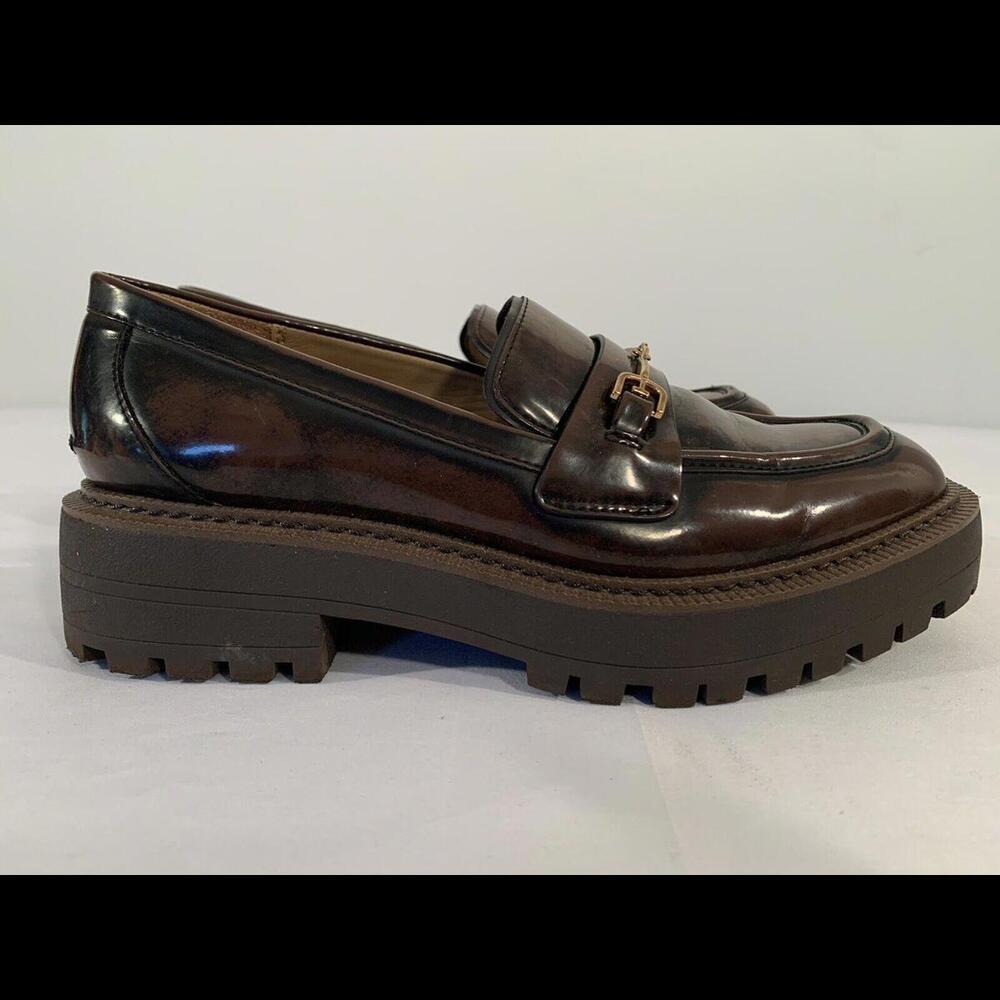 Sam Edelman Women's Brown Laurs Lug Sole Loafer Size 8